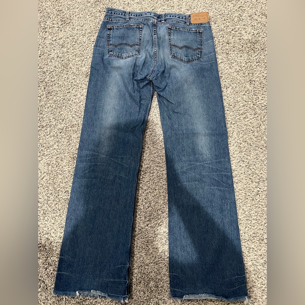 Vintage American Eagle Bootcut Men's Blue Jeans 34x34
